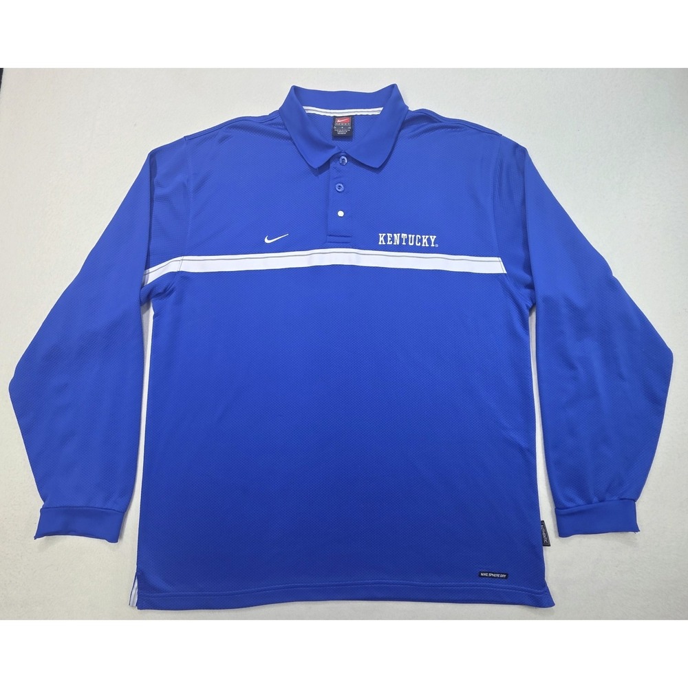 90s Kentucky Wildcats Shirt Mens L Blue College Basketball Nike Authentic Team